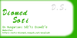 diomed soti business card